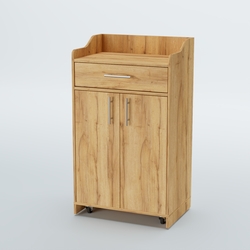 Стойка официанта "Бармен" №5-П передвижная, Дуб Золотистый