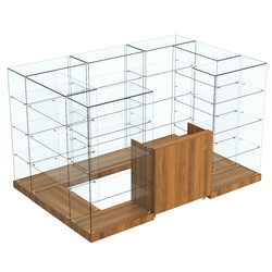 Торговый островок ХИТ ПРОДАЖ №4 (открытый) (4.86 кв.м), Орех