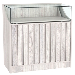 Прилавок серии "Смок" №2, Ясень Анкор светлый - U31104