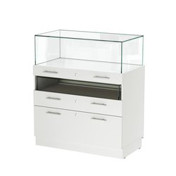 Прилавок ювелирный "Диаманд" №2-1000, Белый