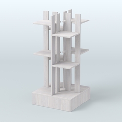 Стойка цветочница №3, Ясень Анкор светлый