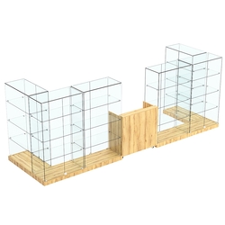 Торговый островок ХИТ ПРОДАЖ №7а (закрытый) (6.08 кв.м), Дуб Золотистый