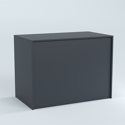 Стол-ресепшен серии ПРАЙМ №1, Антрацит