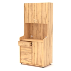 Офисная мини-кухня ЭЛЕГИЯ №4, Дуб Золотистый