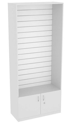 Витрина прямоугольная СЭСП с экономпанелью №1-400 (открытая), Серый