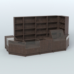 Торговый Островок "Эконом" №17 (8, 47 кв.м), Дуб Венге