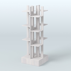 Стойка цветочница №2, Ясень Анкор светлый