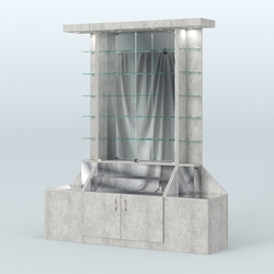 Павильон с верхней подсветкой серии Эталон №7, Метрополитан Грей