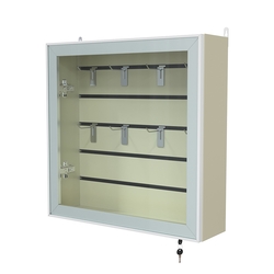 Витрина настенная №1-1Б с эконом панелью серии Collecto, Крем Вайс