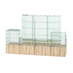 Павильон ИСТРА пристенный №9 (6, 72 кв.м), Дуб сонома