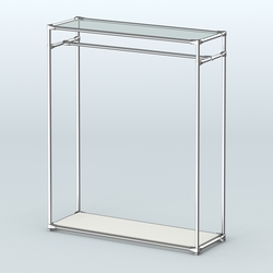 Островная торговая система ХРОМ 1200 мм №2, Белый