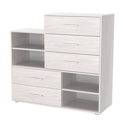 Комод ВЕКТОР КВ-03, Ясень Анкор светлый - U31104