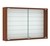 Витрина настенная №3-1Б широкая Орех