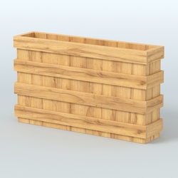 Тумба для цветов №1, Дуб Золотистый