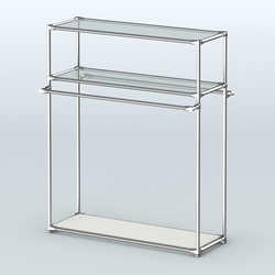 Островная торговая система ХРОМ 1200 мм №6, Белый