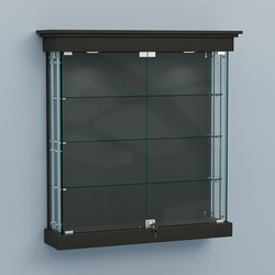 Витрина для музеев "Коллекция" настенная №2-3А-РЕГ, Черный