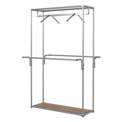 Хромированное вешало БАШНЯ №1, Орех