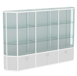 Витрина из профиля Трапеция №2 (3-ех метровая), Серый