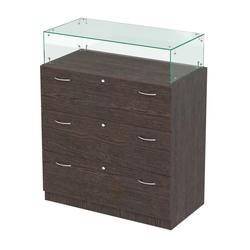 Прилавок с выдвижными ящиками Селена-14, Дуб Венге