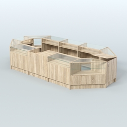 Торговый Островок "Эконом" №2 (9, 26 кв.м), Дуб сонома