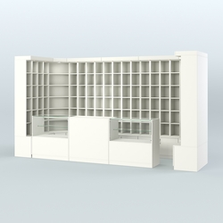 Павильон вместительный для продажи чая и кофе №10, Белый