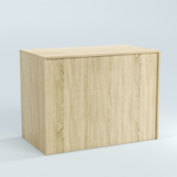 Стол-ресепшен серии ПРАЙМ №1, Дуб сонома