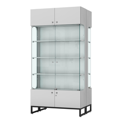 Витрина Монти №5 двусторонняя, Серый