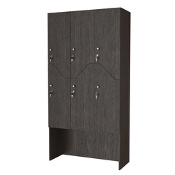Шкаф для раздевалок СТАНДАРТ-Элегия №3-3А, Дуб Венге