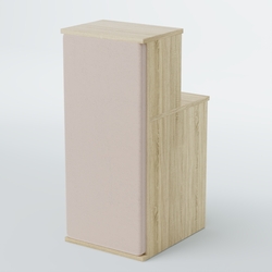 Ресепшен БАРОН №2 (ровная поверхность), Дуб сонома + 02 Beige