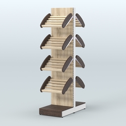 Островной стеллаж для хлеба и выпечки Феникс №6, Дуб Венге + Дуб Сонома