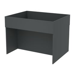 Корзина для распродаж из ДСП №11, Антрацит