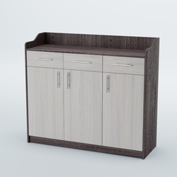 Стойка официанта "Бармен" №8, Ясень Анкор темный + Ясень Анкор светлый