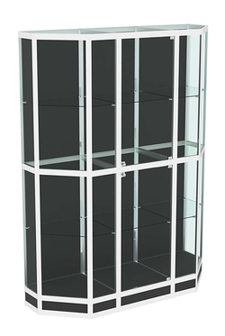 Витрина из профиля Трапеция №4 (1,5 метра), Черный