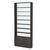 Стеллаж из ДСП с 7-ю полками 200x900 мм серии LEVEL-7 №10-1 (З/C - СТЕКЛО) Черный