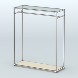 Островная торговая система ХРОМ 1200 мм №2, Крем Вайс