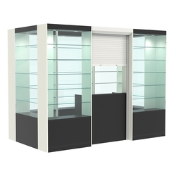 Островной павильон №5-5П (4,05 кв.м), Черный и Белый