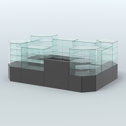 Павильон ИСТРА в центр зала №10а (закрытый) (8, 32 кв.м), Черный