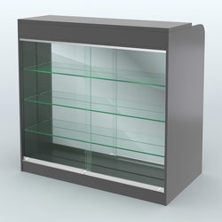 Ресепшен-Лайт №5 (Фасадная стенка - Зеркало), Черный