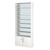 Стеллаж из ДСП с 8-ю полками 200x900 мм серии LEVEL-8 №10-2 (З/C - ЗЕРКАЛО) Белый
