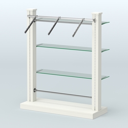 Островная система с металлической перфорацией №12, Белый