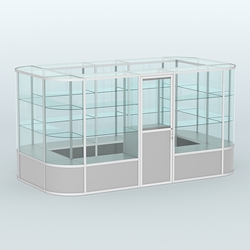 Павильон из профиля островной №4б, Серый