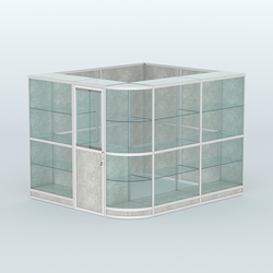 Павильон из профиля угловой №5г (5,5 кв.м), Метрополитан Грей