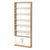 Стеллаж из ДСП с 5-ю полками 150x900 мм серии LEVEL-5 №9 (З/C - ДВП) Дуб Канзас коричневый + Белый