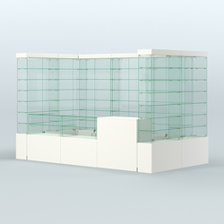 Павильон ИСТРА (глубина витрин-300мм) №3а (5, 94 кв.м), Белый