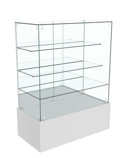 Прилавок ОТРАЖЕНИЕ с зеркальными дверками №8, Серый