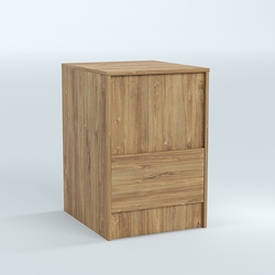 Стол-ресепшен серии ПРАЙМ №2Б, Дуб Канзас коричневый