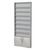 Стеллаж из ДСП с 7-ю полками 100x900 мм серии LEVEL-7 №8 (З/C - ДВП) Метрополитан Грей