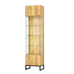 Витрина Монти №1-С, Дуб Золотистый