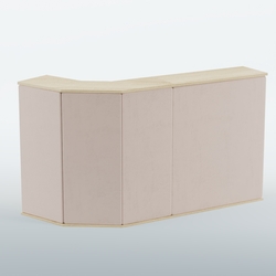 Ресепшен БАРОН №5 (ровная поверхность), Дуб сонома + 02 Beige