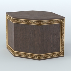 Стол-ресепшен шестигранный серии БАРОККО №3, Дуб Венге